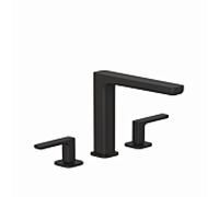 Kludi RENON mitigeur lavabo 3 trous 423933975 avec Push Open noir mat