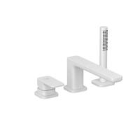 Kludi Renon - Mitigeur pour bord de baignoire, installation à 3 trous, blanc mat 424485375