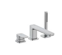 Kludi Renon - Mitigeur pour rebord de baignoire, installation à 3 trous, chrome 424480575