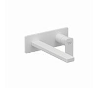 Kludi RENON Raccord mural 2 trous 422455375 240 mm, kit d'installation fin blanc mat