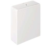 Kludi Resa C - Réservoir de chasse d’eau, DualFlush, alimentation d'eau par le bas, blanc brillant 28WCT43