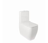 Kludi RESA C Spiralflush-Stand- WC 28WCB0543 62 cm, Bonde universelle Blanc brillant