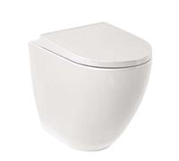 Kludi Resa D - WC à poser, sortie Vario, Rimless, blanc brillant 24WCB0443