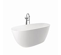 Kludi RESA O baignoire 51BF0353 Ovale, 160 x 70 x 58 cm, bonde incluse, blanc mat