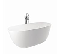 Kludi RESA O match0 51BF0153 Oval , 180 x 80 x 58 cm, bonde incluse, blanc mat