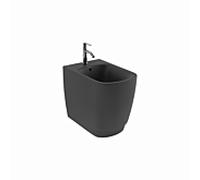 Kludi RESA S bidet à fond creux 27BIB0139 55 cm, fixations invisibles, noir mat