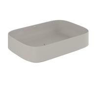 Kludi Resa S lavabo avec bouchon 60x40 cm rectangulaire à poser marron/beige mat 58CW40O2