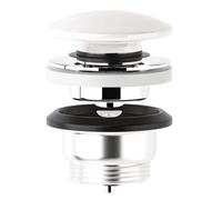 Kludi Rotexa - Bonde de lavabo, Click Clack, blanc brillant 1047043-00