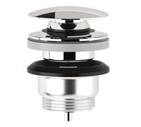 Kludi Rotexa - Bonde de lavabo, Click Clack, chrome 1047005-00