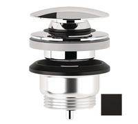 Kludi Rotexa - Bonde de lavabo, Click Clack, noir mat 1047039-00