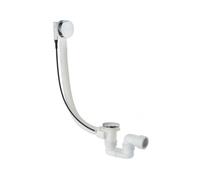 Kludi Garniture de vidage et trop-plein pour baignoire Rotexa 2000 2140805-00 chrome, câble Bowden
