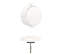 Kludi Rotexa - Set de finition pour vidange de baignoire et set de trop-plein avec remplissage, blanc mat 7182653-00