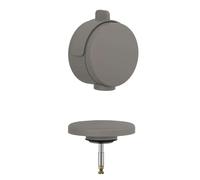 Kludi Rotexa - Set de finition pour vidange de baignoire et set de trop-plein avec remplissage, gris mat 71826O1-00