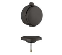 Kludi Rotexa - Set de finition pour vidange de baignoire et set de trop-plein avec remplissage, Gunmetal brossé 71826N2-00