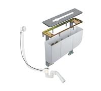 Kludi Rotexa - Set de garniture de vidage et corps encastré pour bord de baignoire, 3 trous 7881205-00