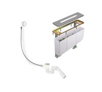 Kludi Rotexa - Set de garniture de vidage et corps encastré pour bord de baignoire, 4 trous 7878205-00