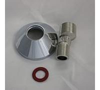 Kludi Raccord en S avec rosace 7620405-00 chromé