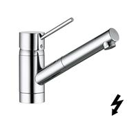 Kludi Scope mitigeur évier 339320575 chromé, basse pression, bec orientable