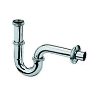 Kludi Siphon tubulaire 1025005-00 G 1 1/4 avec coude de sortie Ø32×200 mm chromé