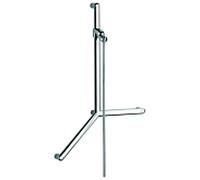 Kludi Sirena-Care barre de douche 6150205-00 900 mm, accessible aux personnes à mobilité réduite, barres d'appui 90°/45°, chromé