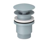 Kludi - Sortie de lavabo, Push-Open, bleu clair mat 10426O4-00