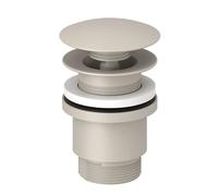Kludi - Sortie de lavabo, Push-Open, gris clair mat 10426O2-00