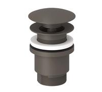 Kludi - Sortie de lavabo, Push-Open, gris mat 10426O1-00