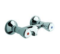Kludi Standard douche 262020508 chromé, poignée en métal Terralux