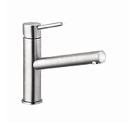 Kludi Steel cuisine match0 44850F860 bec pivotant 360°, inox brossé