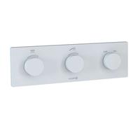 Kludi Tronic - Mitigeur thermostatique encastré, 2 sorties, blanc mat 3830053-00