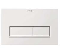 Kludi Unifix - Plaque de déclenchement, blanc mat 32PP0153