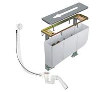 Kludi Unité de montage pour bord de baignoire pour robinetterie à 3 trous, 7881205-00,