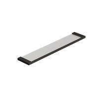 Kludi Vela C - Étagère, longueur 60 cm, verre/Gunmetal brossé 31973N2