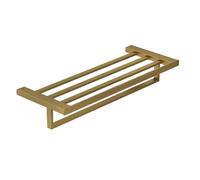 Kludi Vela C - Porte-serviettes avec étagère, longueur 60 cm, doré brossé 31989N0