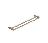 Kludi VELA C double Badetuchhalter 31988N5 600 mm, inox nickel brossé