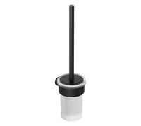 Kludi Vela R - Brosse WC mural avec support, verre/noir mat 5897439