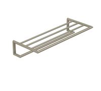 Kludi Vela R - Porte-serviettes avec étagère, longueur 62 cm, nickel brossé 58989N5