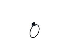 Kludi Vela S - Porte-serviettes, noir mat 2597839