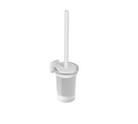 Kludi Vela S - Porte-balai WC mural avec support, verre/blanc mat 2597453