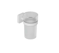 Kludi Vela S - Porte-brosse à dents et dentifrice, verre/blanc mat 2597553