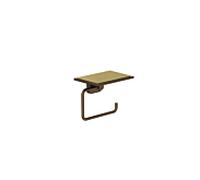 Kludi VELA S porte-papier toilette 25971N1 avec étagère Bronze Brossé