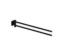 Kludi VELA S porte-serviettes double 25977N2 longueur 440MM Gunmetal brossé
