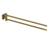 Kludi Vela S - Porte-serviettes double, doré brossé 25977N0