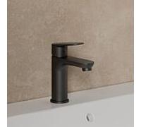 Kludi X1 100 mitigeur lavabo 322823975 sans garniture de vidange , noir mat