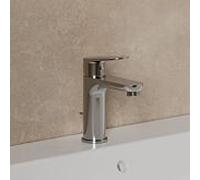 Kludi X1 100 mitigeur lavabo basse pression 322760575 avec garniture de vidage , chromé