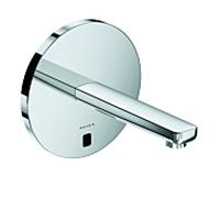Kludi Robinet de lavabo encastré Zenta électronique 3850305 chrome, rosace ronde, saillie 190 mm