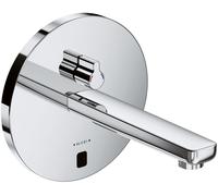 Kludi Mitigeur de lavabo électronique Zenta 3850105 chrome encastré rosace ronde 190 mm 5 l/min