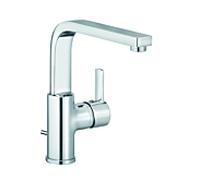 Kludi Zenta mitigeur lavabo 420250575 chromé , bec pivotant, avec garniture de vidage