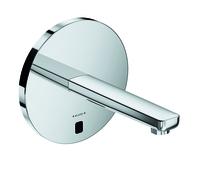 KLUDI ZENTA SL E Robinetterie de lavabo électronique, saillie 190mm, rosace ronde, alimentation électrique ou par pile, chrome, 3850305