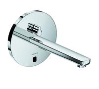 KLUDI ZENTA SL E Robinetterie de lavabo électronique, saillie 240mm, rosace ronde, 5 l/min, alimentation électrique ou par pile, chrome, 3840105